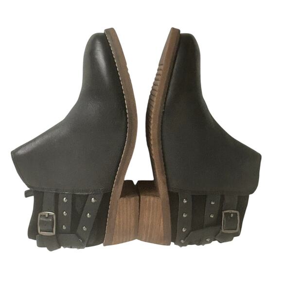 Softwalk  Women's Black Leather Bootie Size 6 Medium - Picture 4 of 8